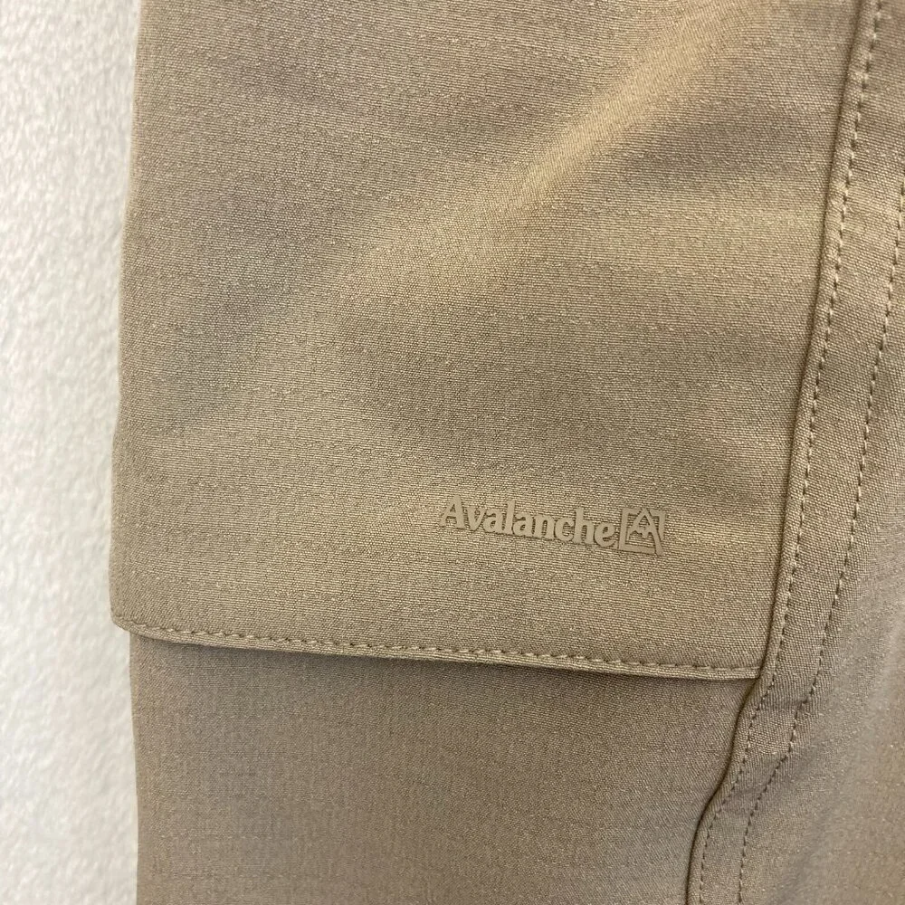 AVALANCHE Trailblazer Cargo Pants Women's Size XL Tan Pockets Hiking Outdoor EUC - Picture 13 of 15